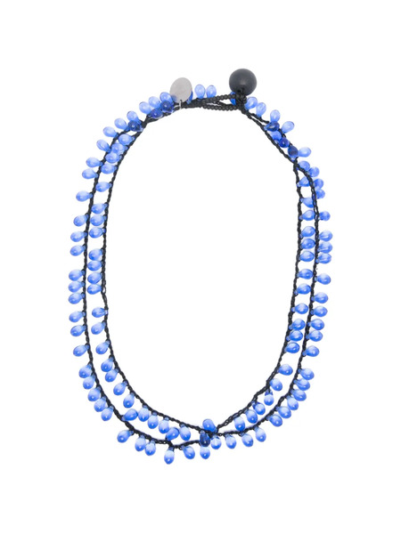  Maria Calderara Drops Beaded Necklace - Blue 