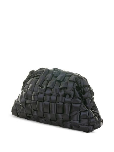  Maria La Rosa Woven Clutch Bag - Black 