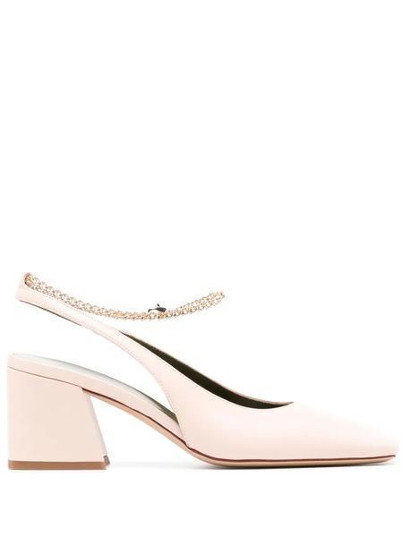  Maria Luca Ilaria Slingback Leather Pumps - Pink 