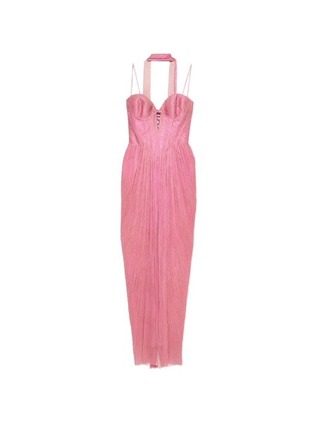  Maria Lucia Hohan Draped Maxi Dress - Pink 