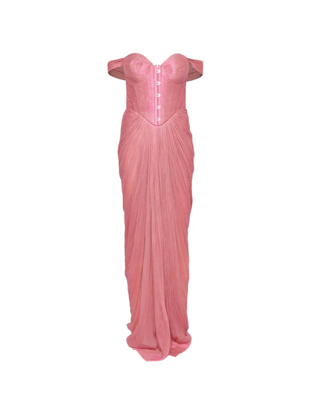  Maria Lucia Hohan Susie Off-shoulder Maxi Dress - Pink 