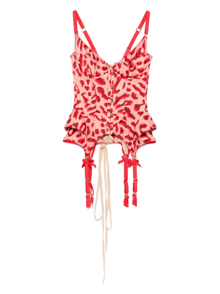  Maria Lucia Hohan Wildcat Corset - Pink 