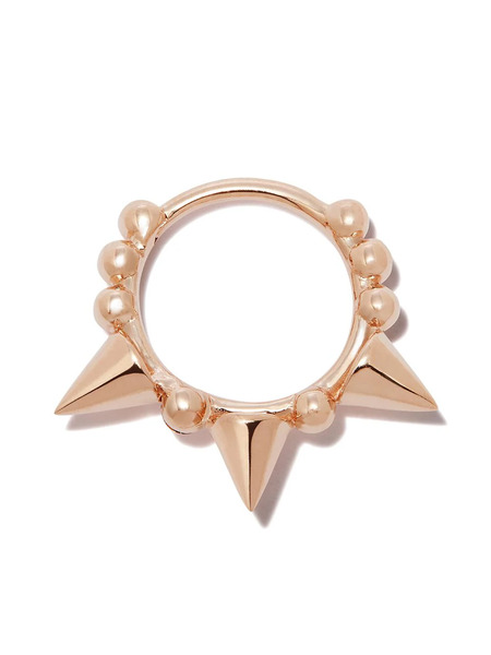  Maria Tash 18kt Rose Gold Triple Spike Clicker Earring 
