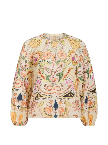  Marie Oliver Arabella Floral Print Blouse - Neutrals 