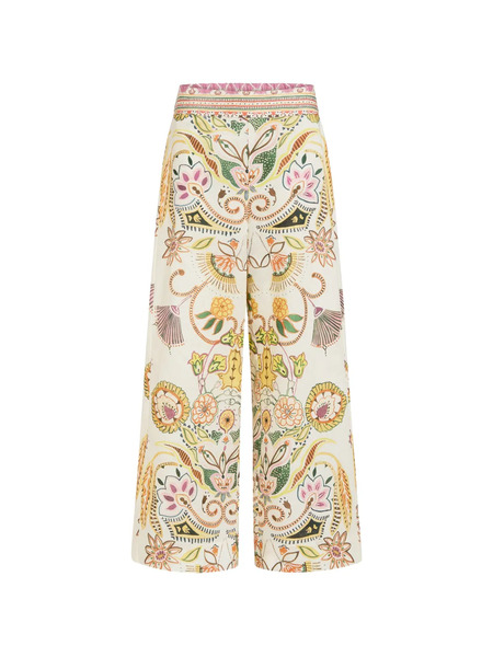  Marie Oliver Bennett Floral Print Trousers - Neutrals 