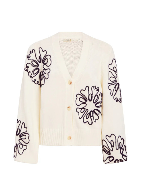  Marie Oliver Charlie Floral Cardigan - Neutrals 