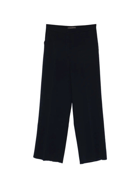  Marina Rinaldi Blue Straight Trousers - Black 
