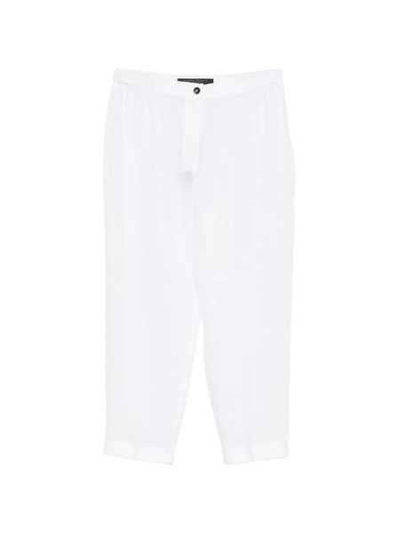  Marina Rinaldi Buttoned Trousers - White 