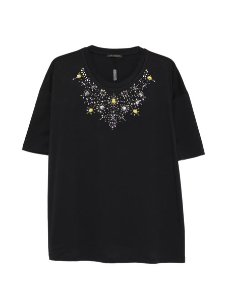  Marina Rinaldi Embellished T-shirt - Black 