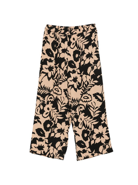  Marina Rinaldi Nnwbikini Floral-print Trousers - Neutrals 