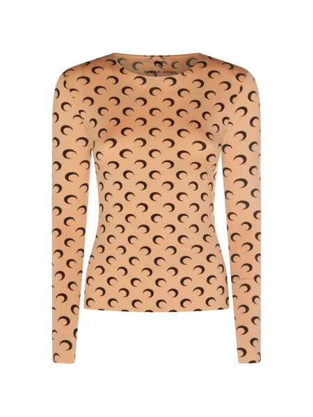  Marine Serre All Over Moon T-shirt - Neutrals 