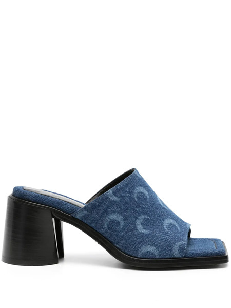  Marine Serre Denim Sandals - Blue 