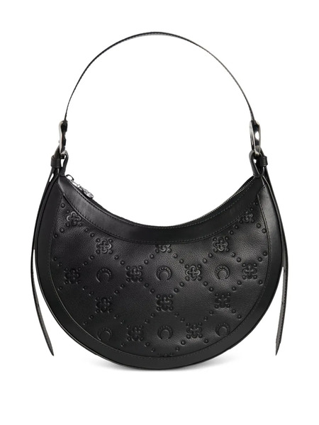  Marine Serre Embossed-logo Pattern Handbag - Black 