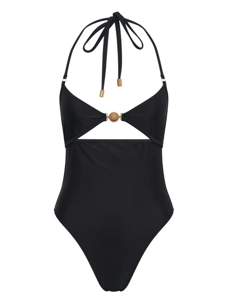 Marine Serre Jersey Swimsuit - Black 