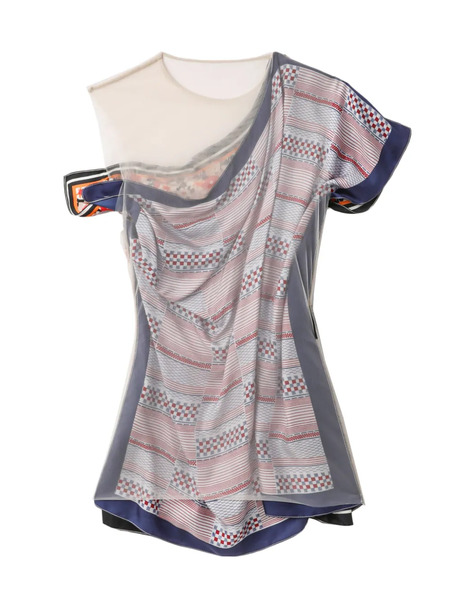  Marine Serre Layered Top - Grey 