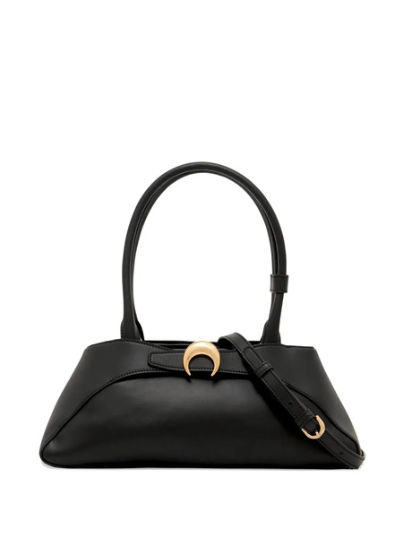  Marine Serre Medium Aurora Smooth-leather Tote Bag - Black 
