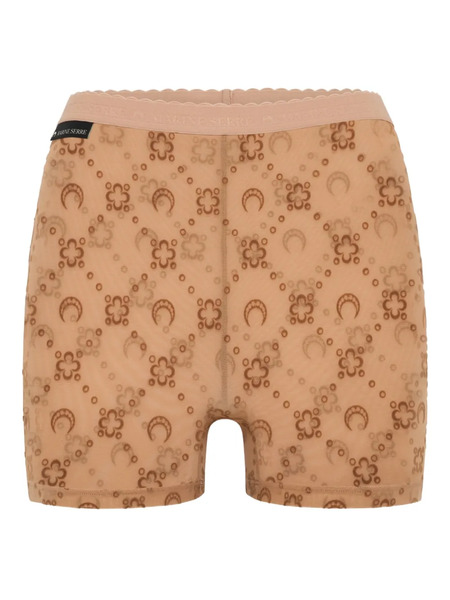  Marine Serre Mesh Mini Shorts - Neutrals 