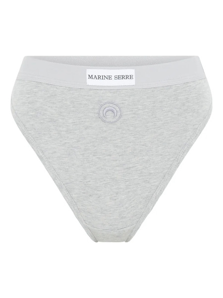  Marine Serre Moon-logo Jersey Briefs - Grey 