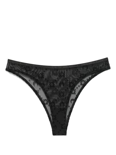  Marine Serre Moonogram Mesh Briefs - Black 