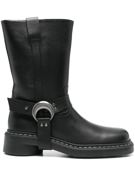  Marine Serre Ms Moto Boots - Black 