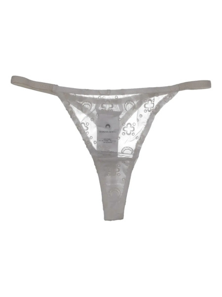  Marine Serre Patterned Thong - Grey 