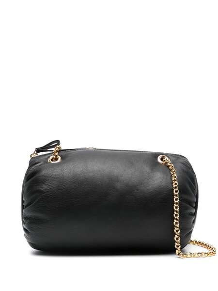 Marine Serre Pillow Leather Shoulder Bag - Black 