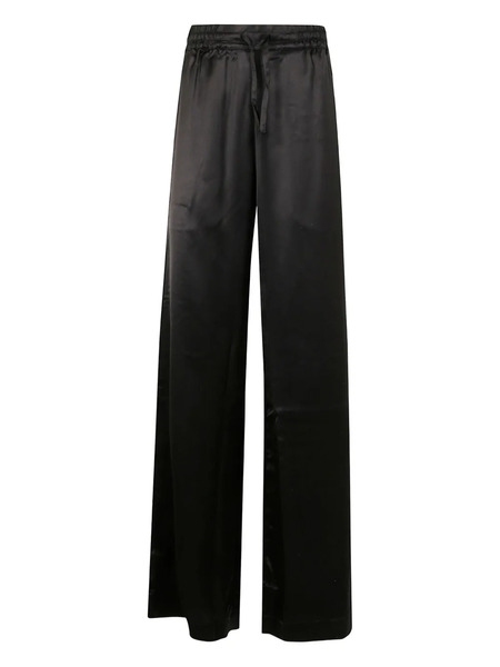  Marine Serre Satin Trousers - Black 