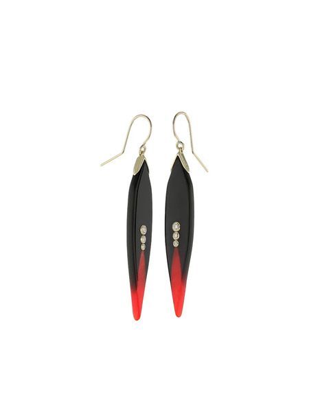  Mark Davis Bakelite Earrings - Red 