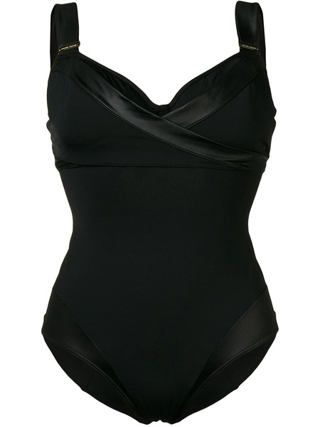  Marlies Dekkers Cache Coeur Plunge Balcony Bathing Suit - Black 