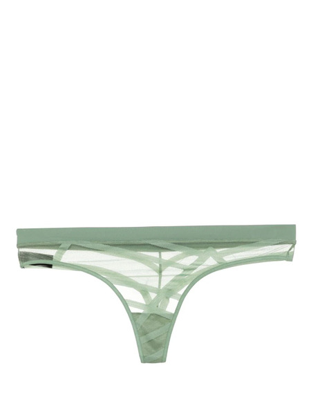  Marlies Dekkers The Illusionist Mesh Thong - Green 