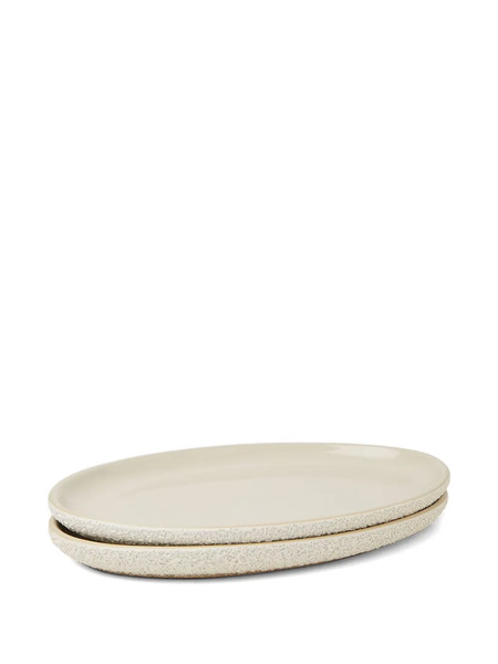  Marloe Marloe Lava & Bone Plate (set Of Two) - Neutrals 