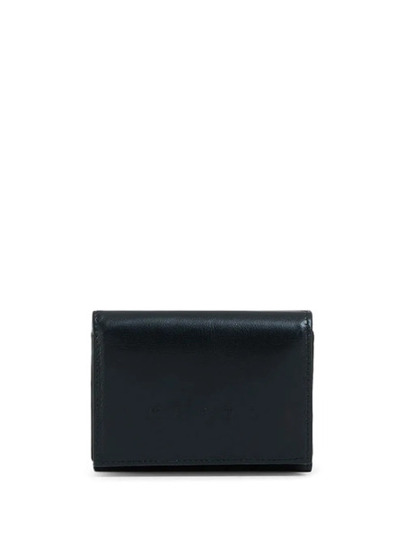  Marni Bi-fold Embossed Logo Leather Wallet - Black 