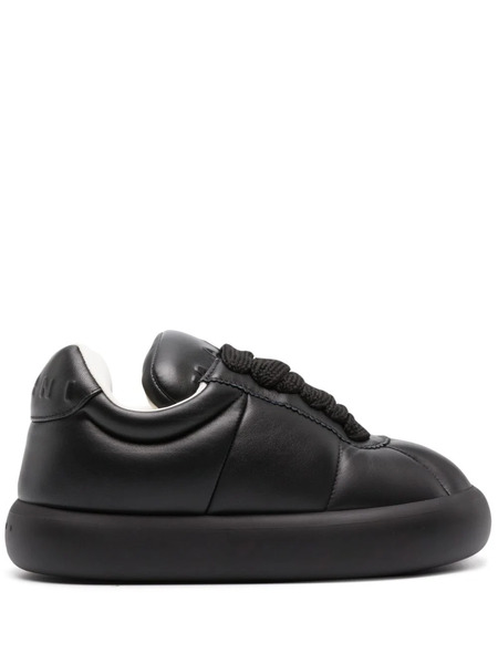  Marni Bigfoot 2.0 Padded Leather Sneakers - Black 