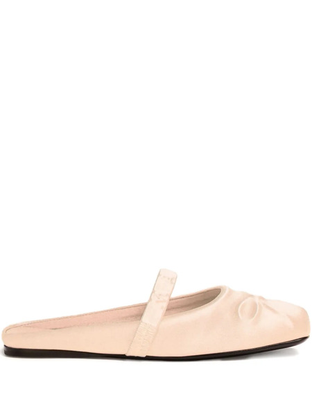  Marni Bow-detail Slip-on Ballet Flats - White 