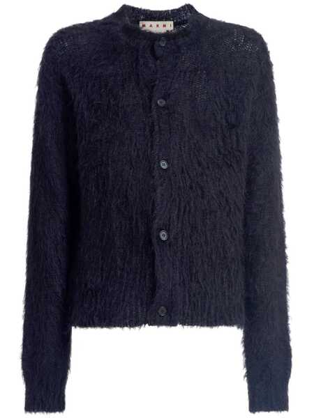 Marni Brushed Cardigan - Black 