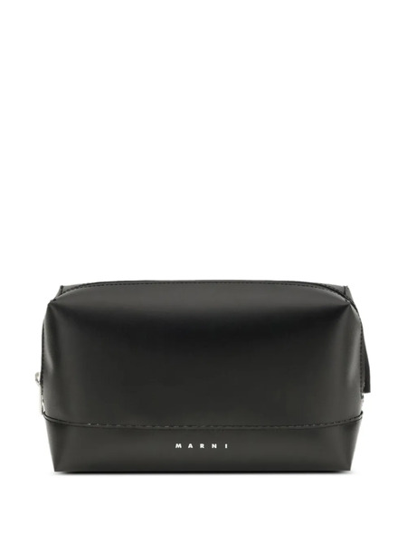  Marni Buckle Strap Messenger Bag - Black 