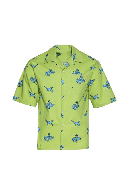  Marni Buttoned Pattern Shirt - Green 