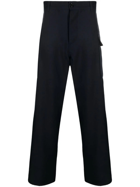  Marni Cargo-pocket Wool Trousers - Blue 