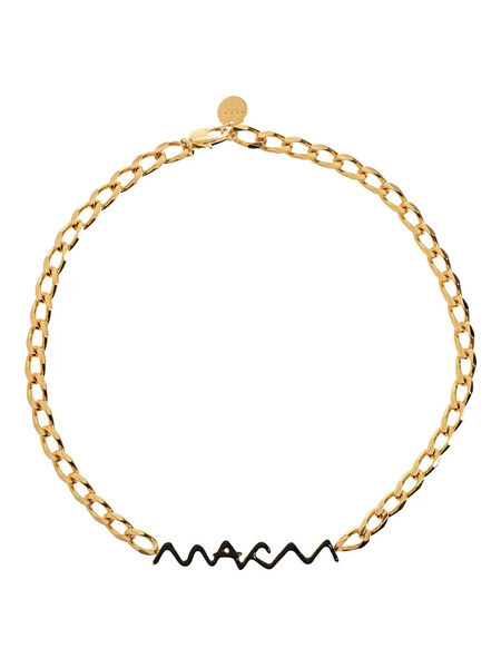  Marni Chain-link Brass Necklace - Gold 