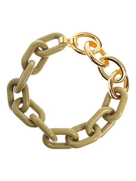  Marni Chain-link Resin Necklace - Green 