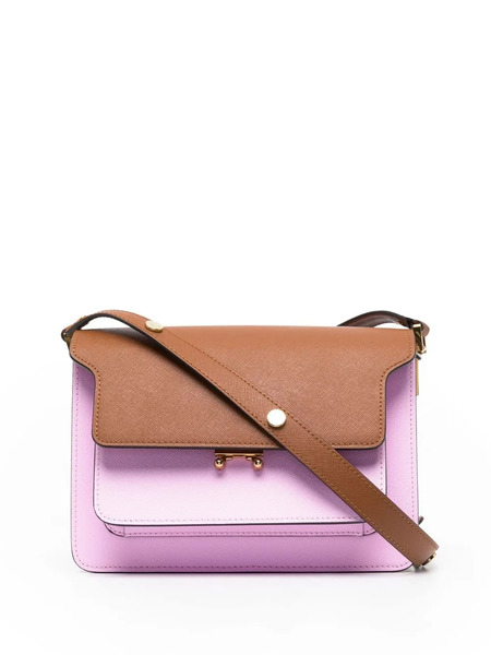  Marni Colour-block Trunk Crossbody Bag - Pink 