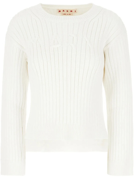  Marni Cotton-blend Jumper - White 