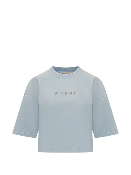  Marni Cropped T-shirt - Blue 