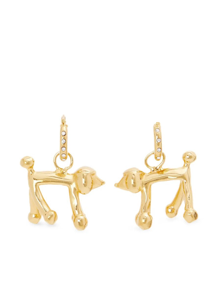 Marni Dog-motif Earrings - Gold 
