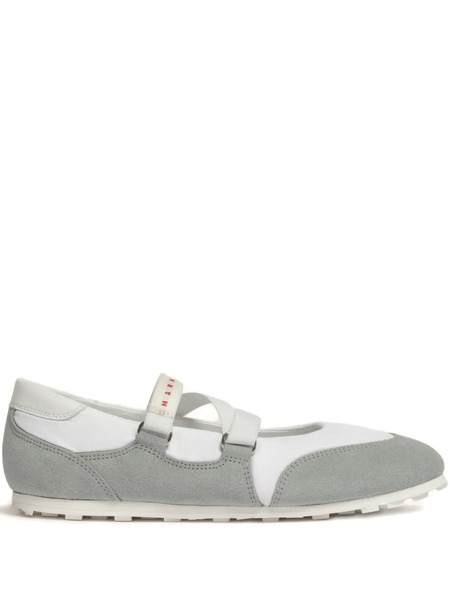 Marni Elastic Strap Sneakers - Grey 