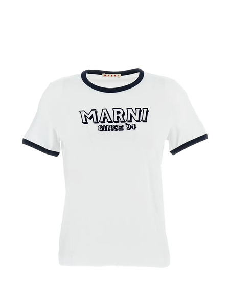  Marni Embossed Logo T-shirt - White 