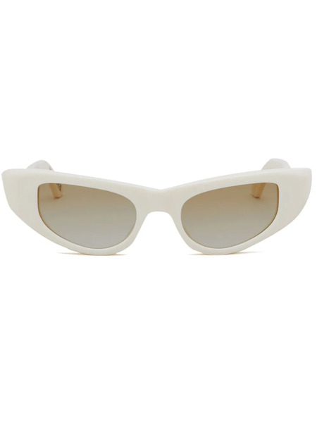  Marni Eyewear Cat Eye-frame Gradient Sunglasses - White 