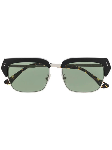  Marni Eyewear Debossed Logo Sunglasses - Silver 