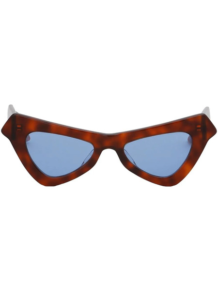  Marni Eyewear Fairy Pool Triangular-frame Sunglasses - Red 