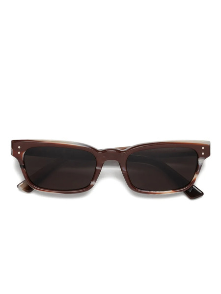  Marni Eyewear Floosa Rectangle-frame Sunglasses - Brown 